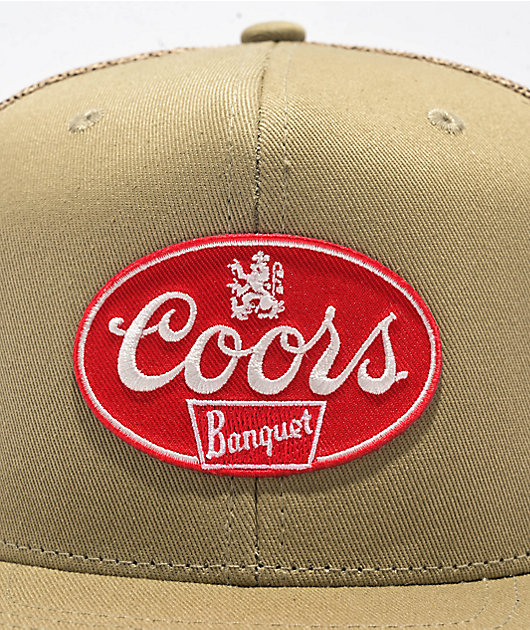 ブリクストン] Coors 拭え Griffen Trucker Hat Cap Khaki キャップ