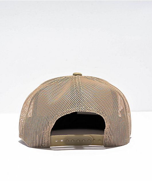 Brixton x Coors Griffen Khaki Trucker Hat