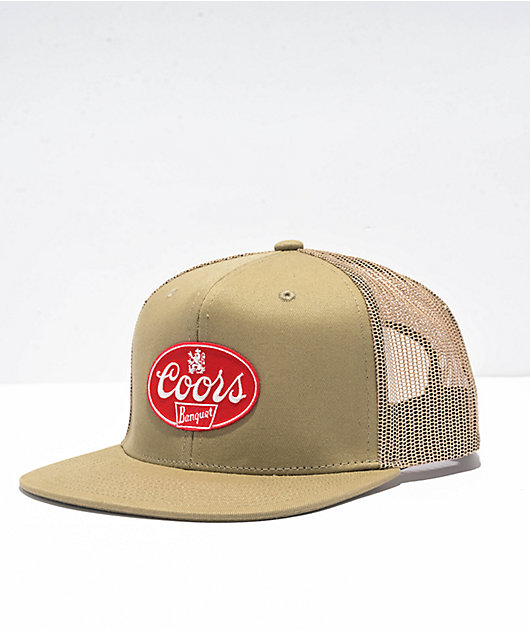 Brixton x Coors Griffen Khaki Trucker Hat