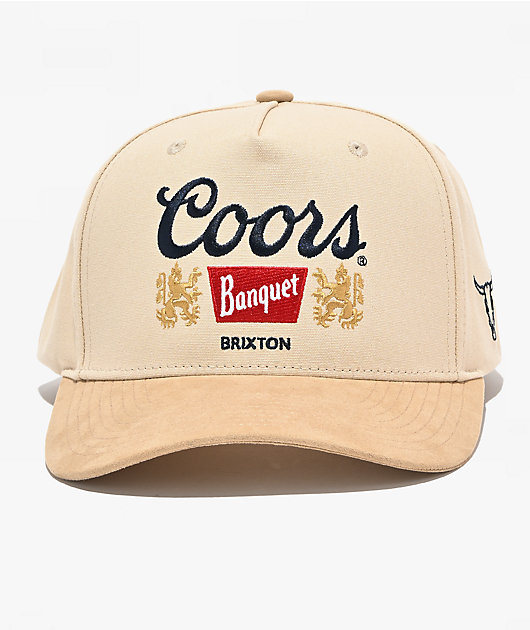 Brixton x Coors Griffin Tan & Khaki Snapback Hat