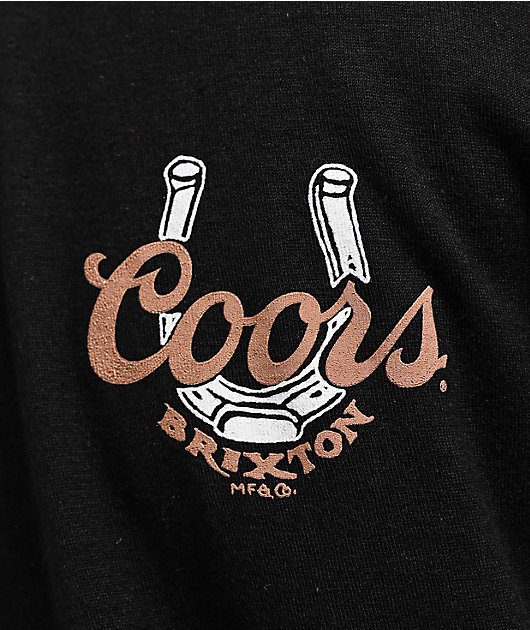 ★ブリクストン BRIXTON x Coors Tシャツ 関税込★ Brixton x Coors Luck Black T-Shirt | Zumiez