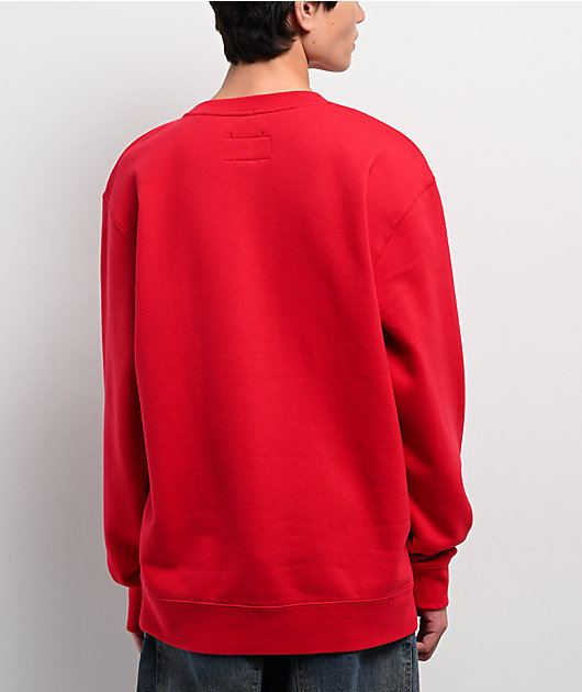 Brixton x Coors Red Crewneck Sweatshirt | Zumiez