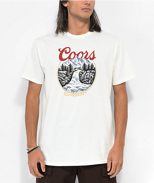 Brixton x Coors Rocky White TShirt