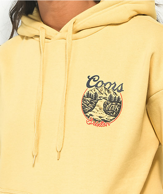 Brixton x Coors Rocky Yellow Hoodie