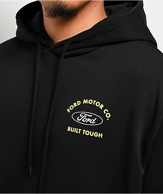 Brixton x Ford Built Tough Black Hoodie | Zumiez