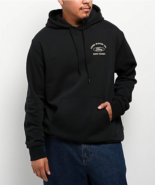 Brixton x Ford Built Tough Black Hoodie | Zumiez