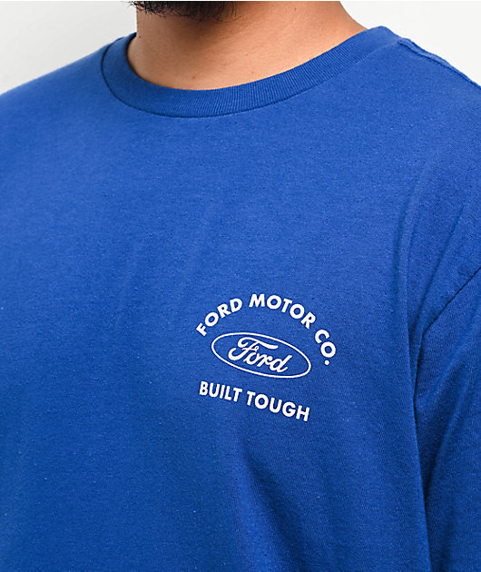 Brixton x Ford Built Tough Blue T-Shirt