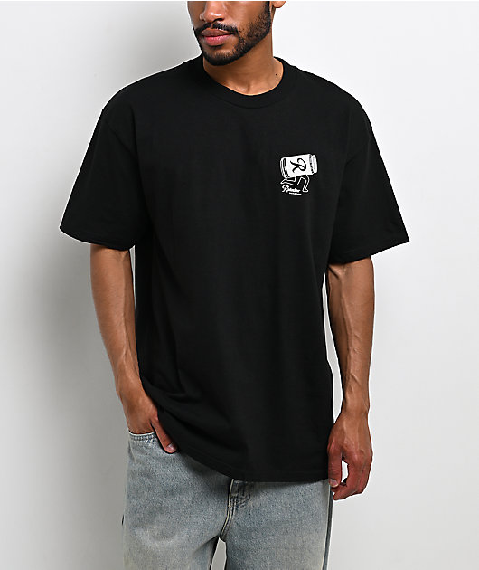 Brixton x Rainier Beer Run Black T-Shirt