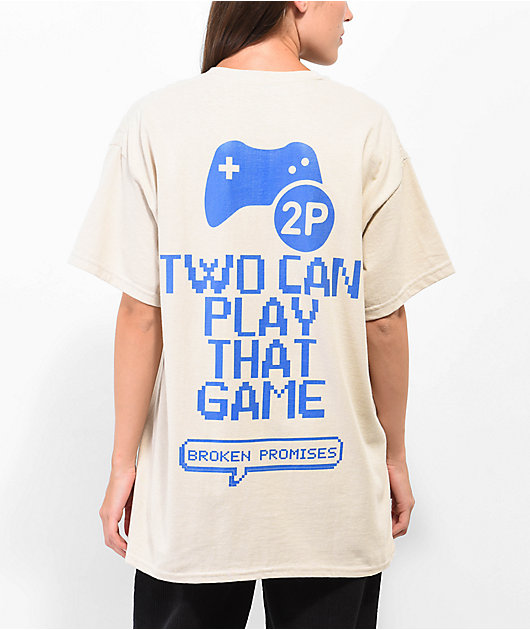 Broken Promises 2 Player Natural T-Shirt