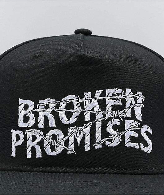 Broken Promises 2 Wired Black Snapback Hat