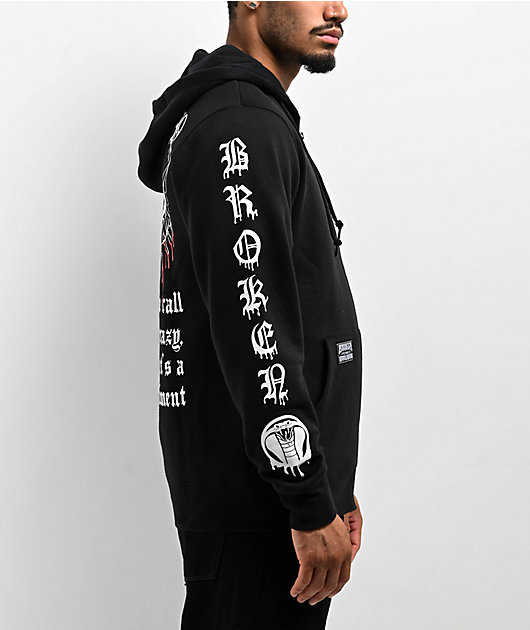 【ANTHEM A】BROKEN CRACK PRINT ZIP SWEAT Independent PRM90HTZ Zip Hoodie with Thumbholes | Grandstand