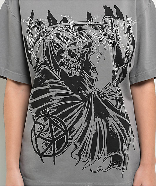 Broken Promises Agony Grey T-Shirt