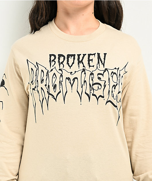 Broken Promises Arachnid Sand Long Sleeve T-Shirt