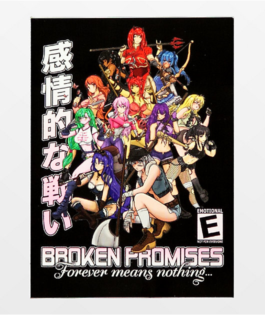 broken promise  Pants  Nwt Rare Zumiez Broken Promises Arcade Mode Anime  Joggers Sweatpants Unisex Sz S  Poshmark