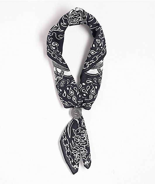 Broken Promises Bandit Black Bandana Necklace