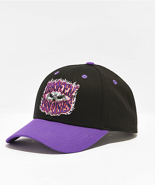 Broken Promises Bitter End Black & Purple Snapback Hat | Zumiez display picture 1