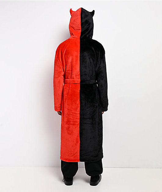 Broken Promises Black & Red Horn Robe | Zumiez