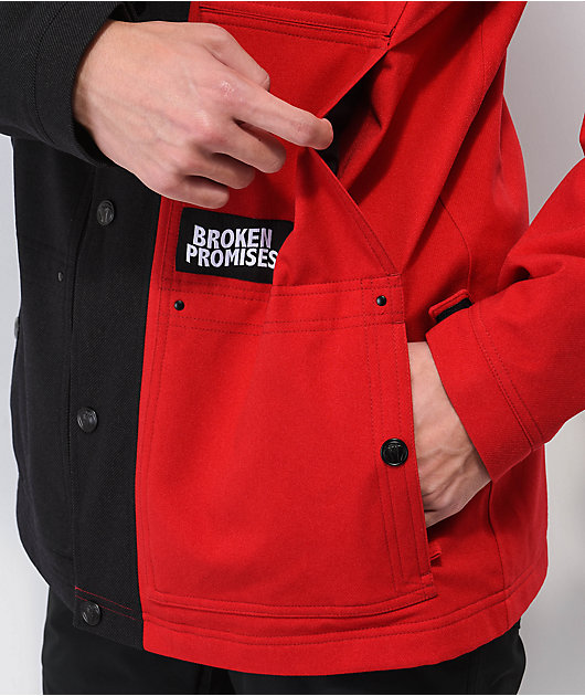 Red store snowboard jacket