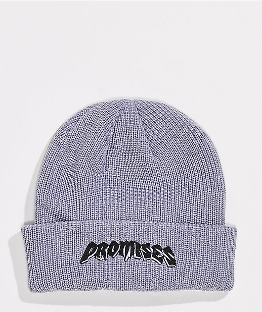 Broken Promises Call Waiting Purple Beanie