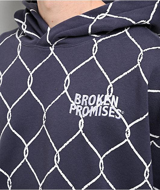 Broken Promises Chain Link Grey Hoodie | Zumiez