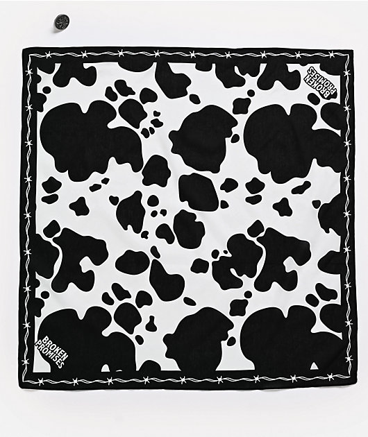 Broken Promises Chivalry Black & White Bandana Necklace