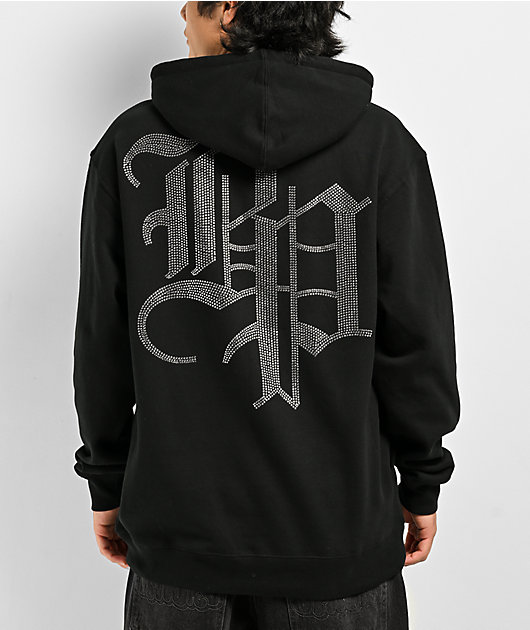 FOUR BROTHERS ブラックパーカー Circles logo hoodie black – FOUR Kids