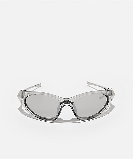 Broken Promises Chromebone Silver & Grey Sunglasses