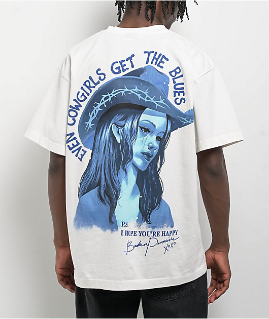 Broken Promises Cowgirl White T-Shirt | Zumiez