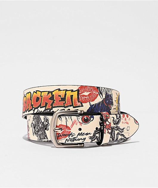 Broken Promises Cravings Cream Belt | Zumiez