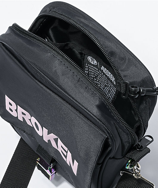 Broken Promises Crosshairs Black Shoulder Bag