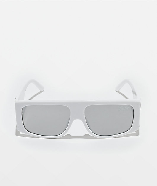 Broken Promises Cyber White Sunglasses