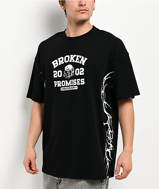 Broken Promises Cyberathletic Black T-Shirt | Zumiez