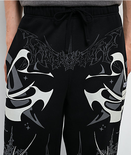 Broken Promises Cybercore Black Sweatpants