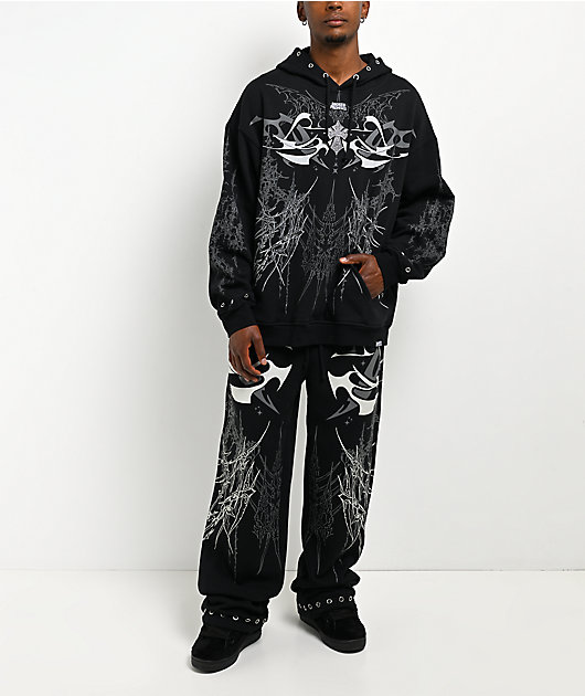 Broken Promises Cybercore Black Sweatpants