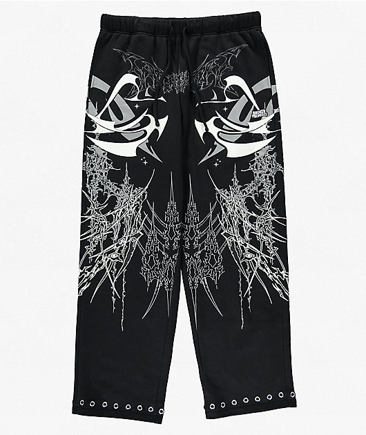 Broken Promises Cybercore Black Sweatpants