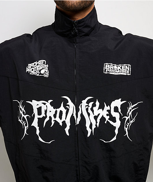 Broken Promises Cybersport Black Windbreaker Jacket