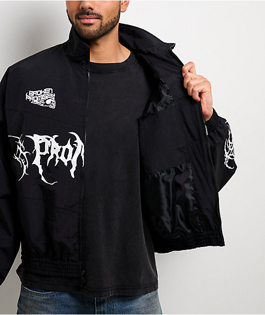 Broken Promises Cybersport Black Windbreaker Jacket