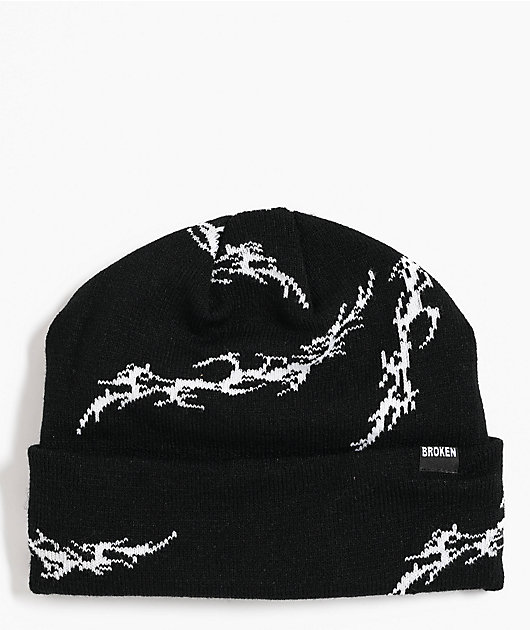 Broken Promises Cyberwire Black Beanie
