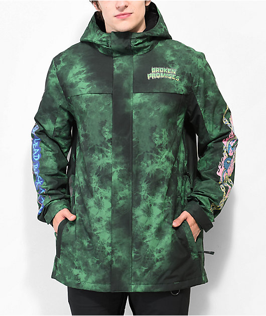 Dark green snowboard clearance jacket