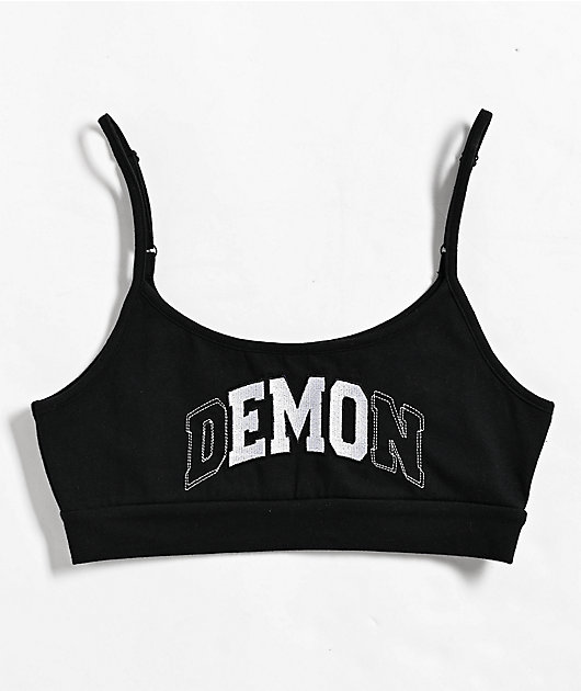 Broken Promises Demon Black Bralette | Zumiez
