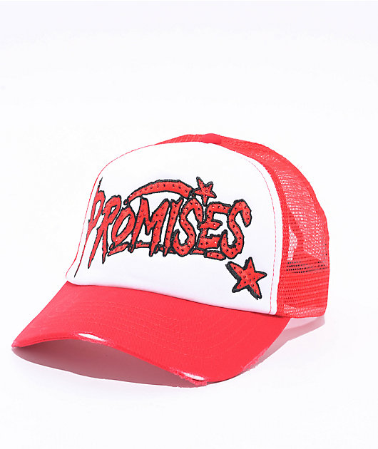 Broken Promises Diabolical Red Trucker Hat | Zumiez