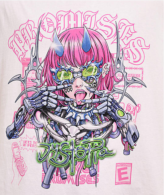 Broken Promises Dystopia Pink T-Shirt | Zumiez