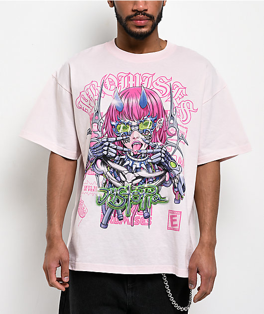 Broken Promises Dystopia Pink T-Shirt | Zumiez
