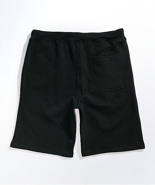 Broken Promises Emotional Black Sweat Shorts
