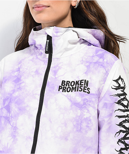 Purple and white on sale jacket