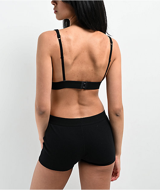 Broken Promises Enemy Black Lounge Bralette