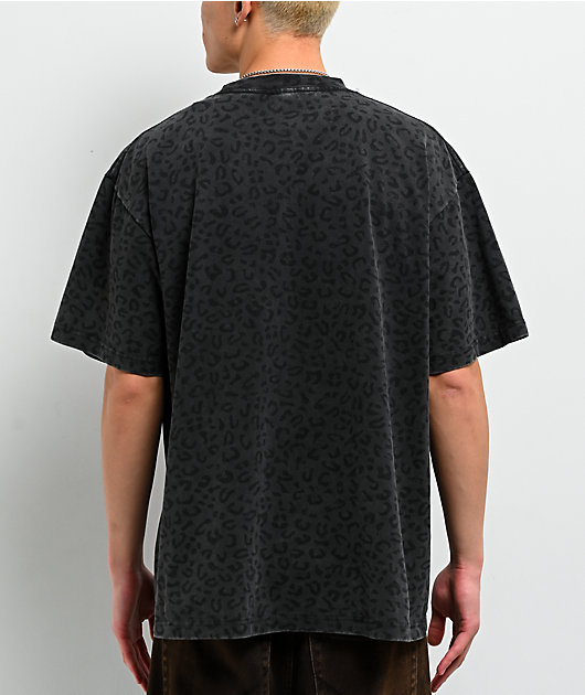 Broken Promises Eternal Embrace Leopard Grey T-Shirt