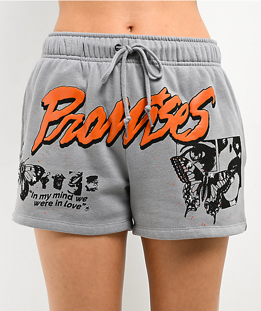 Broken Promises Eternally Grey Sweat Shorts