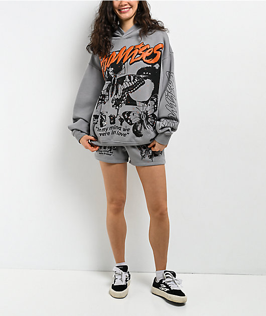 Broken Promises Eternally Grey Sweat Shorts