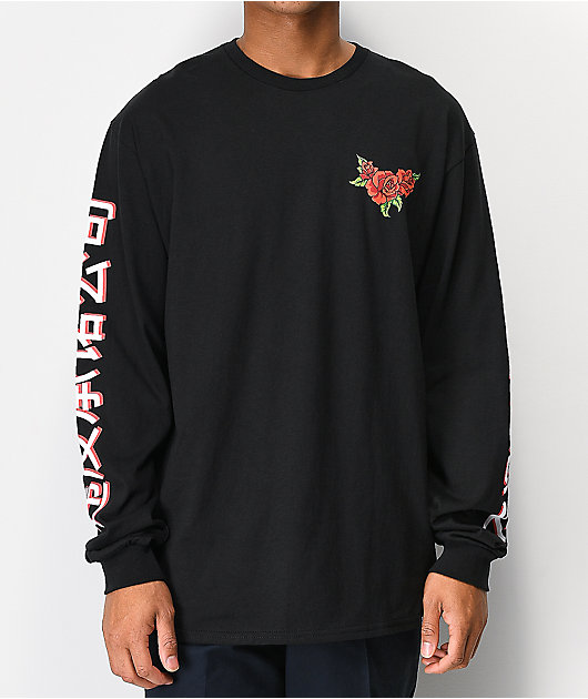 Broken Promises Forever Kanji Black Long Sleeve T-Shirt | Zumiez